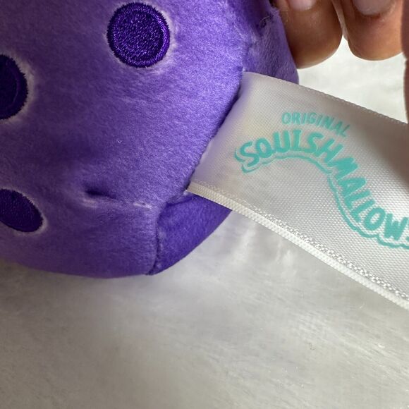 5" Squishmallows Lot of 2: Purple Boba Milk Tea Drink, Sushi Rice Shrimp Plush - Picture 4 of 7